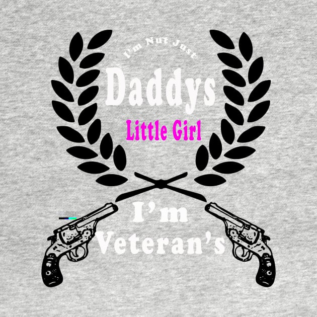 Daddys Little Girl Veteran Dad Veterans Day Gift Shirt by we4you